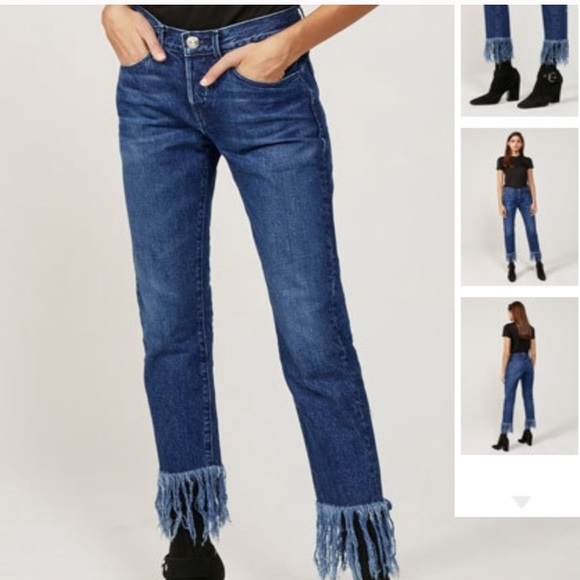 3x1 fringe jeans